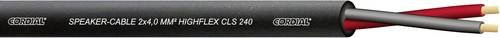 Cordial CLS 240 Lautsprecherkabel 2 x 4mm² Schwarz Meterware - Bild 1