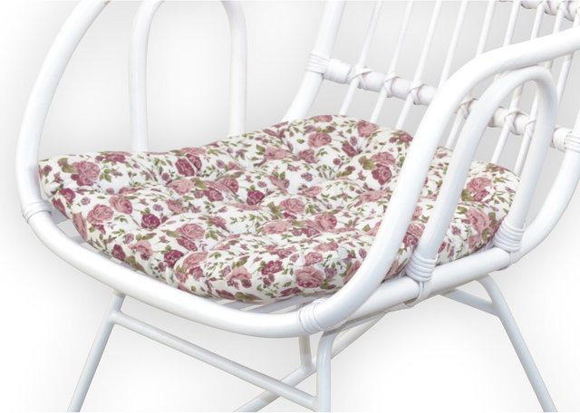Sitzkissen Astrid von Möbel direkt online, rund, bunt, Material: Baumwolle und Polyester - Bild 1