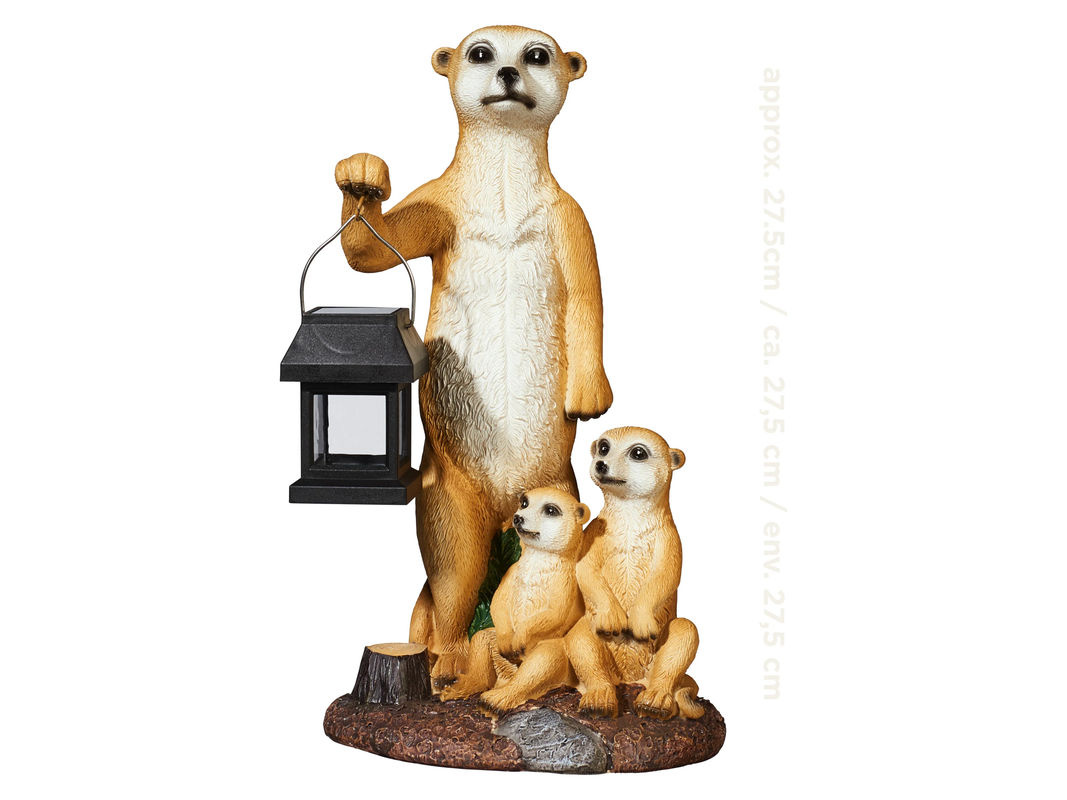 LIVARNO LED Solar Leuchtturm und Erdmännchen - Bild 2
