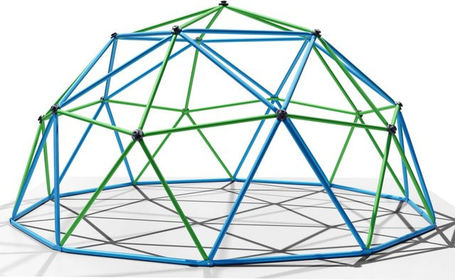 VESKA Kletterkuppel Geodome Klettergerüst blau grün - Bild 1