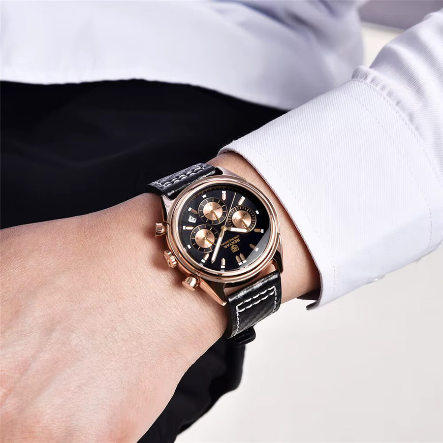 BENYAR Chronograph, Quarzuhr, Edelstahl, 42 mm, Herren - Bild 4