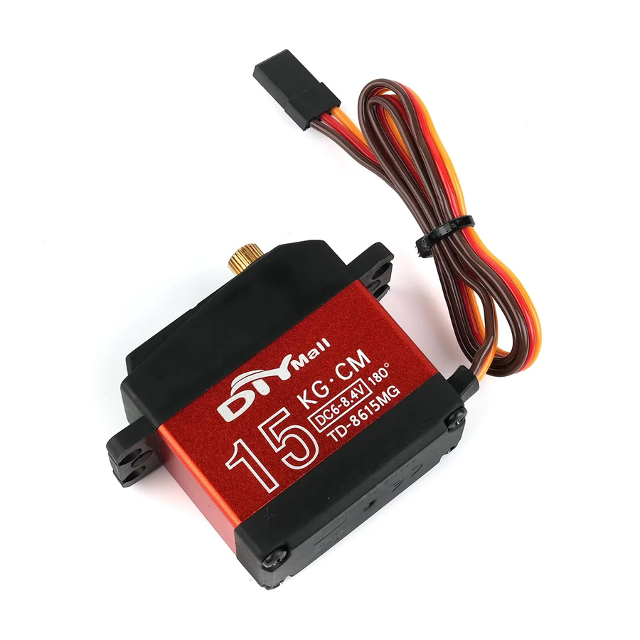 wishiot Digitalservo, Standard-Servomotor, 15 kg, Metallgetriebe, 6–8,4 V - Bild 2