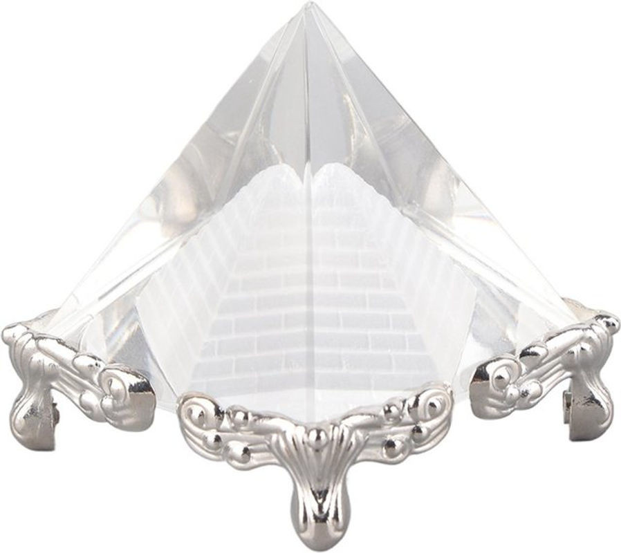 Tooarts Kristall-Pyramide aus Quarzstein in transparent für deine Wohndekoration - Bild 1