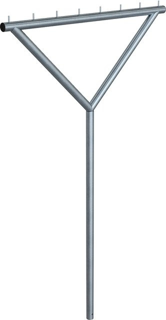 Schake Wäschetrockengerüst Y-Form feuerverzinkt, B: 150 cm, H: 250 cm - Bild 1
