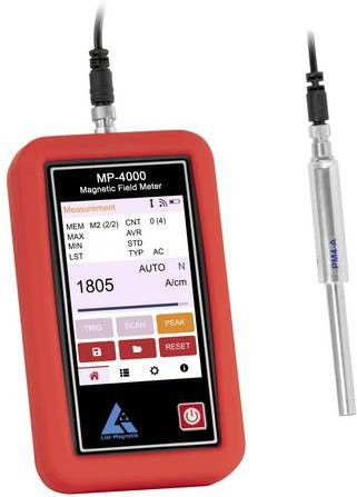 PCE Instruments LM-MP4000-4A Magnetfeld Analysegerät in Rot - Bild 1