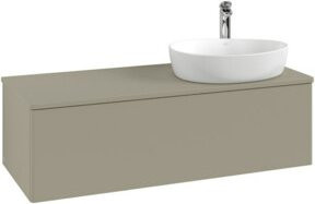 V&B Waschtischunterschrank Antao mit Frontstruktur und Beleuchtung, Blau, B/T/H: 120 x 50 x 36 cm - Bild 1