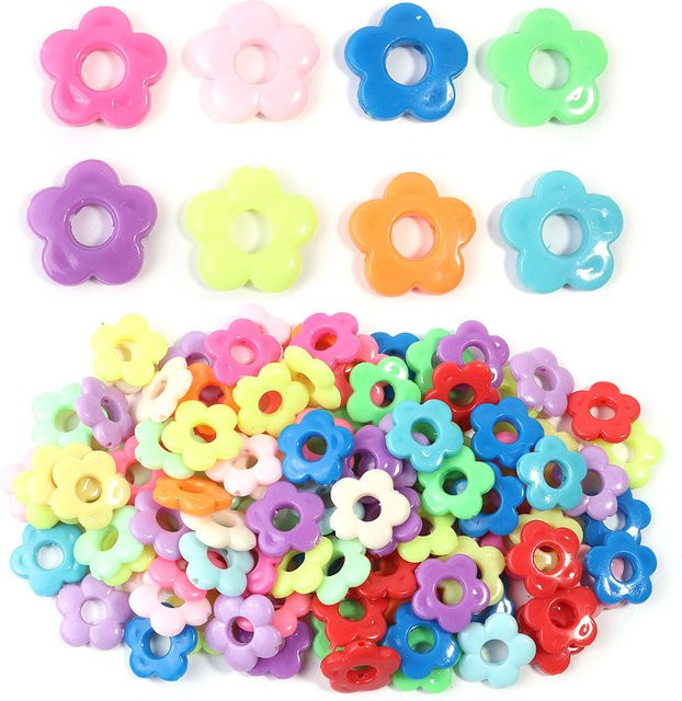 louleur Charms, Kunststoff, Blumen, bunt, Unisex - Bild 1