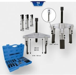 Brilliant Tools Universal-Abzieher-Satz aus Kunststoff, 14-teilig - Bild 2