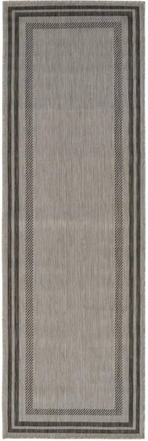 Vercai Rugs Teppich Terrace Bordüre Hellgrau Kiesel B: 160 cm, T: 220 cm - Bild 1