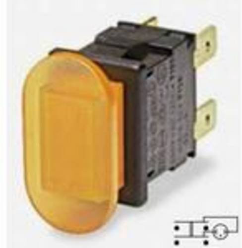Bulgin H8353EBFAI Drucktaster Bulk in Weiß und Orange - Bild 1