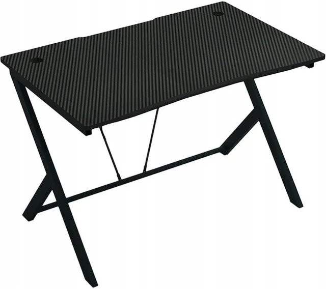 Rebiko Gaming-Schreibtisch im Industrial Design, Farbe Schwarz, B/T/H: 100 x 50 x 75 cm - Bild 1