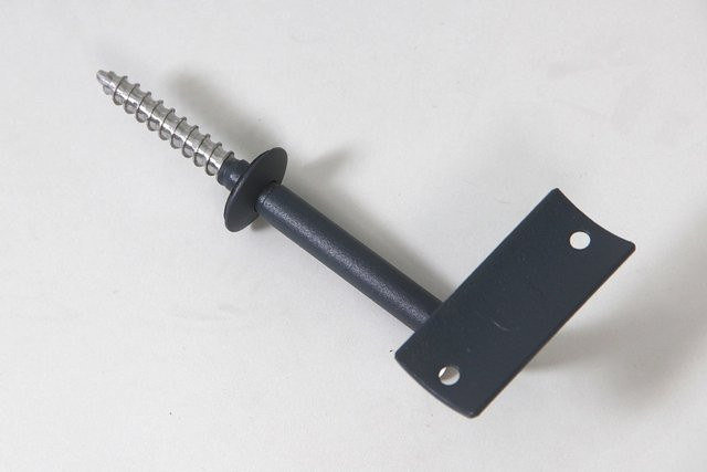 Dieda Handlaufkonsole mit Schrauben in Anthrazit für Holzhandläufe Ø 40 mm, 2er Set - Bild 1
