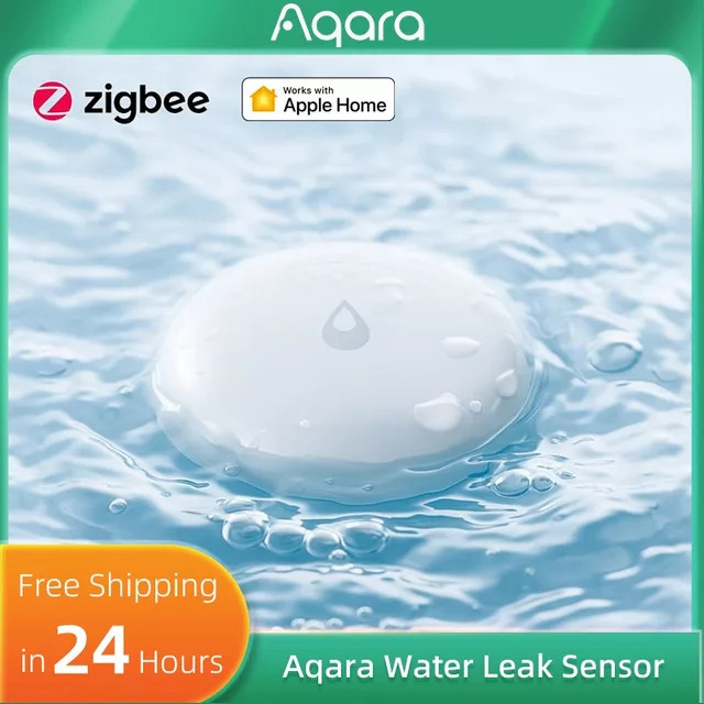 Aqara Wasserimmersionssensor ZigBee Überschwemmungs- und Wasserleckdetektor IP67 in Weiß für MiJia Homekit APP - Bild 1