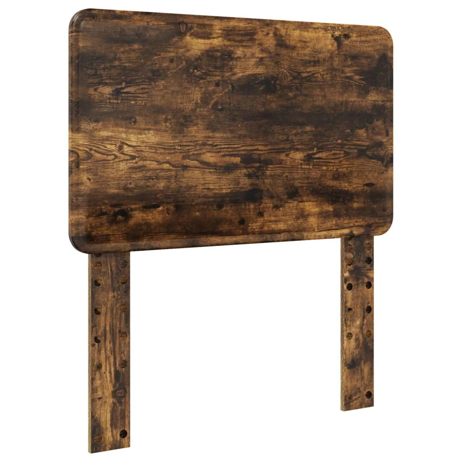 vidaXL Kopfteil für das Bett in Geräucherte Eiche, Modernes Design, Braun, Holzwerkstoff - Bild 2