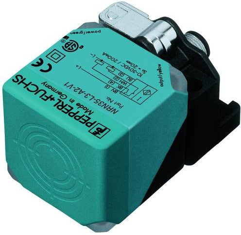Pepperl+Fuchs Induktiver Sensor NRN35-L3-A2-V1 306534-0104 PNP in Grün - Bild 1