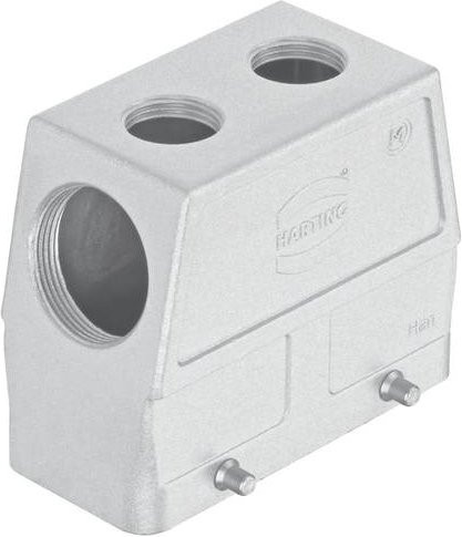 HARTING Tüllengehäuse 19 62 816 0529 in Silber aus Aluminium - Bild 1
