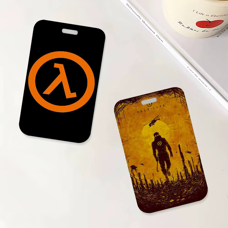 Game H-Half L-Life Ausweishalter mit Umhängeband in Multicolor aus Kunststoff für Büro und Schule - Bild 4