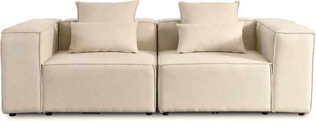 Home Deluxe Modulares Sofa VERONA in Beige, Polsterstoff und Schaumstoff - Bild 1