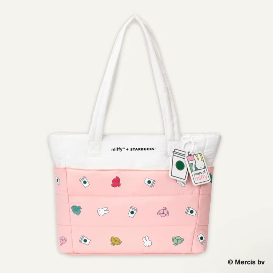 Starbucks Miffy Umhängetasche, Rosa, Cartoon-Kaninchen - Bild 6