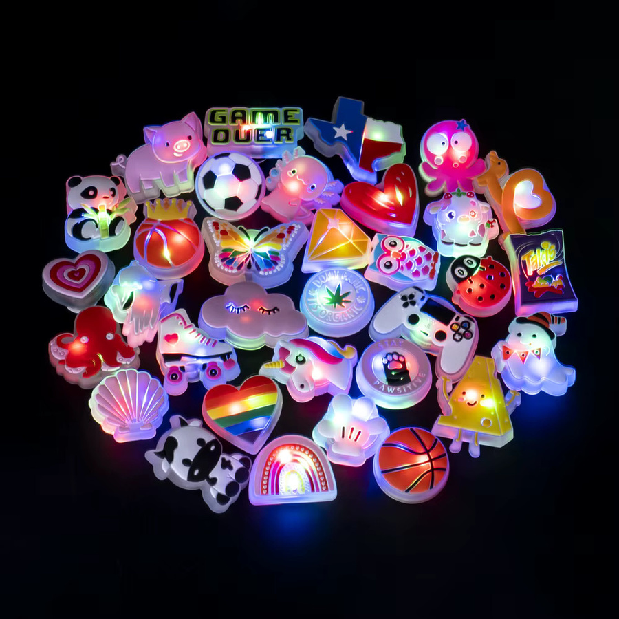 LED-Schuhanhänger Kinder, Eule, Einhorn, Gamepad, Fußball - Bild 5