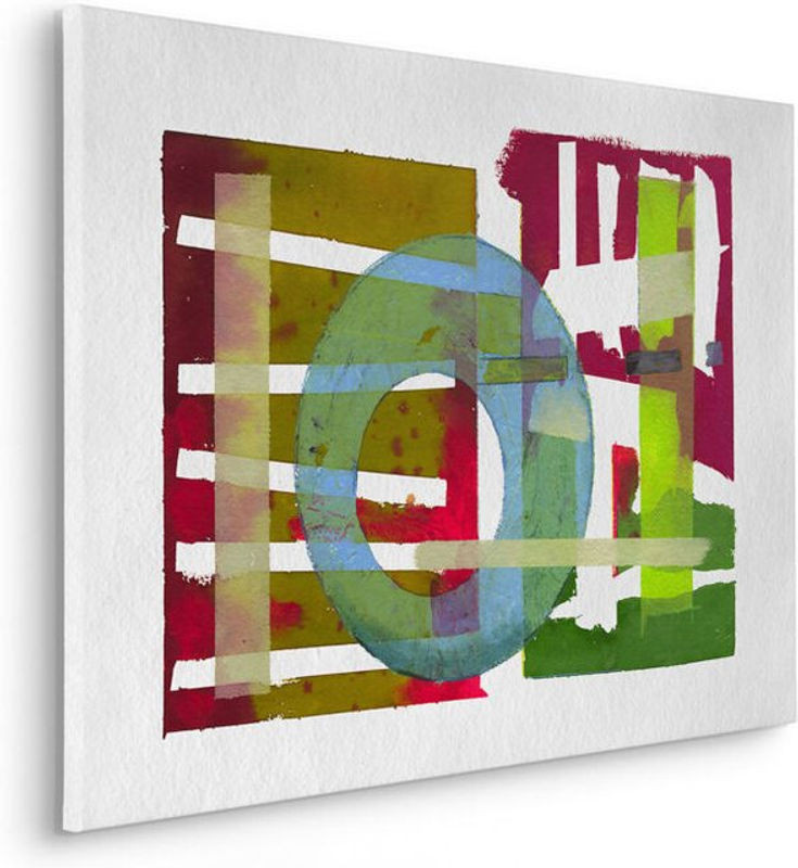 Komar Canvasbild Round About - Modernes abstraktes Leinwandbild in Querformat, mehrfarbig, B: 90 cm, H: 90 cm - Bild 1