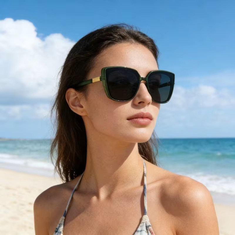 ZUIDID Korrektionsbrille, Vollrand, Square, Kunststoff, green - Bild 2