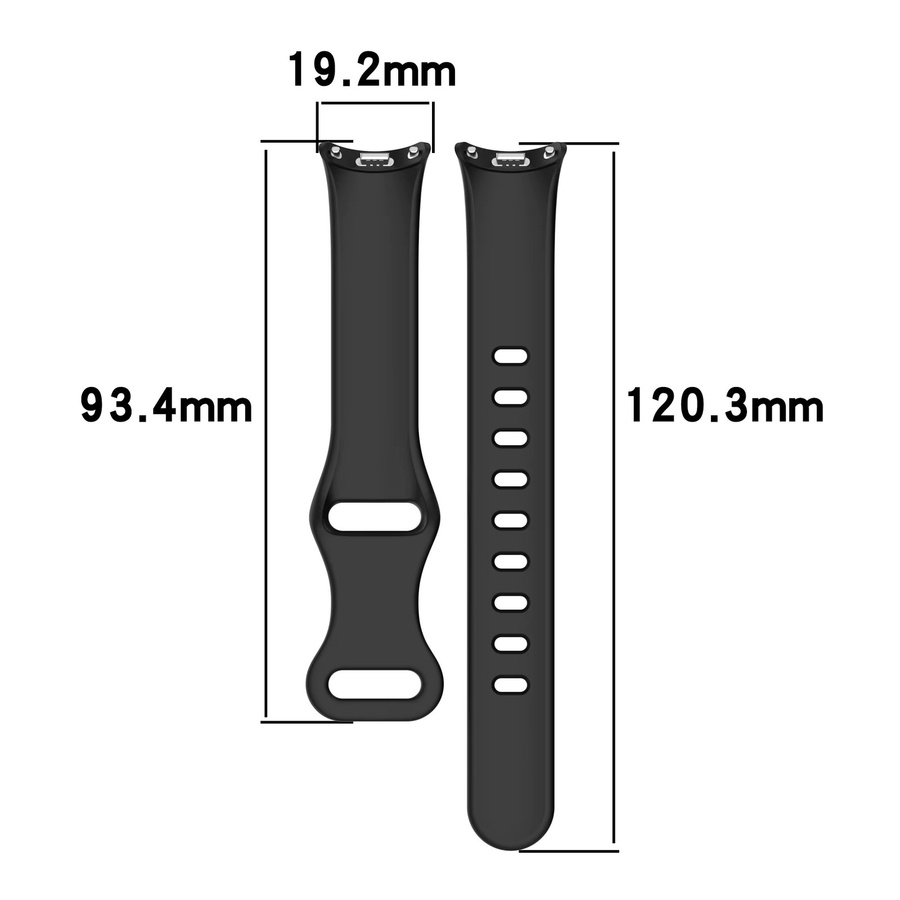 Xiaomi Uhrenarmband Silikon, Schwarz, Unisex, NFC, für Xiaomi Mi Band 8 9, Xiaomi Watch 8 9 - Bild 3