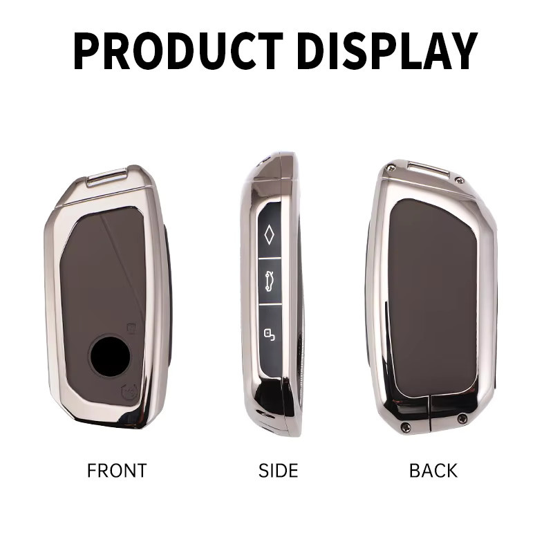 Cortex Smart Key Fob Case Cover Shell mit Schlüsselanhänger für BMW 7er XM IX I7 X7 G07 2023 - Bild 3
