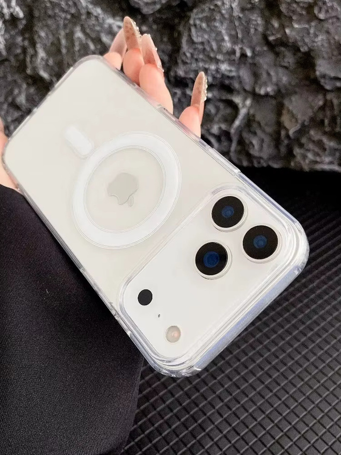 Transparente magnetische TPU Handyhülle für Apple iPhone 17 Pro, 16 Pro Max, 15, 14, 13, 12 und Air, stoßfeste Schutzhülle - Bild 7