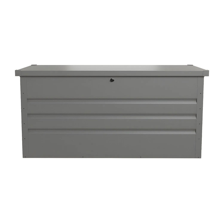 Gartenbox Tomaso von Vente-unique in Grau aus Stahl, Breite: 132 cm - Bild 2