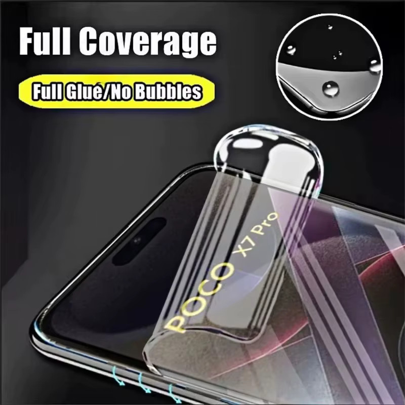 4er-Pack Hydrogel Display Schutzfolie für Xiaomi POCO X7 Pro X6 X5 X4 X3 GT NFC M5 M6 M7 Pro F6 Pro F5 F4 F3 in Transparent - Bild 2