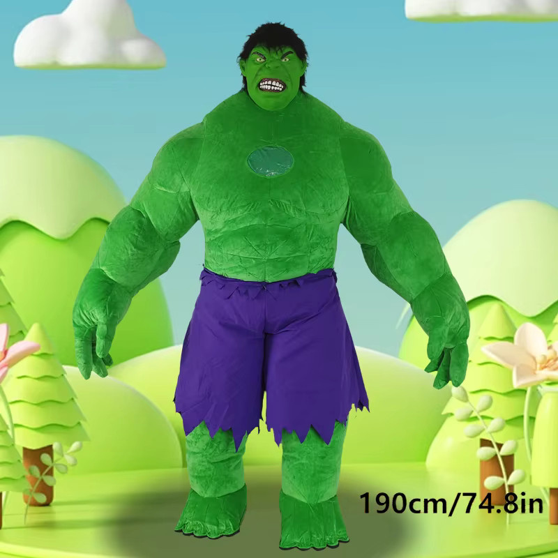 Hot Toys Marvel Hulk, Kostüm, Grün, Plüsch / Textil - Bild 1