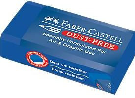 Faber-Castell Dust-free Radierer in Blau - Bild 1