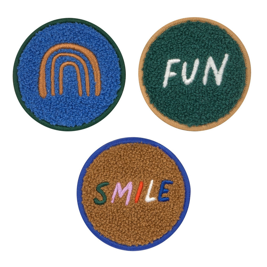 3er Set Patches, Little Gang Smile/Fun, Kinder - Bild 2