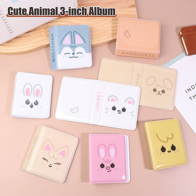Sommer6 Cartoon-Tier Sammelalbum für 3-Zoll-Fotos und Kpop-Karten in Multicolour - Bild 1