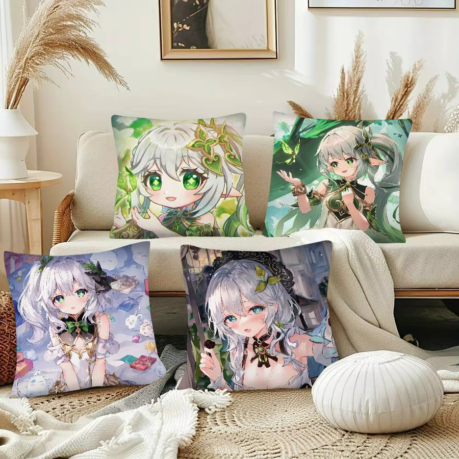 Genshin Impact Nahida Kissenbezug Square Dekoration Multicolor B/B/B: 35 x 35 x 35 cm - Bild 2