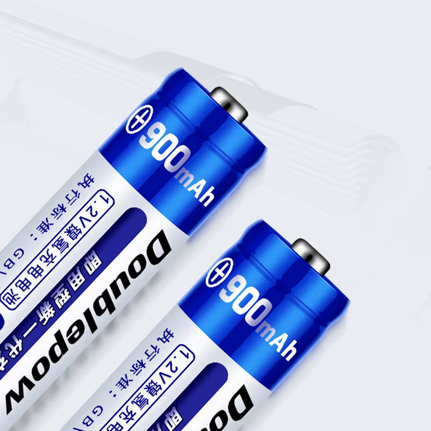 DOUBLEPOW AAA NiMH-Wiederaufladbare Batterien 1,2 V in Blau - Bild 2