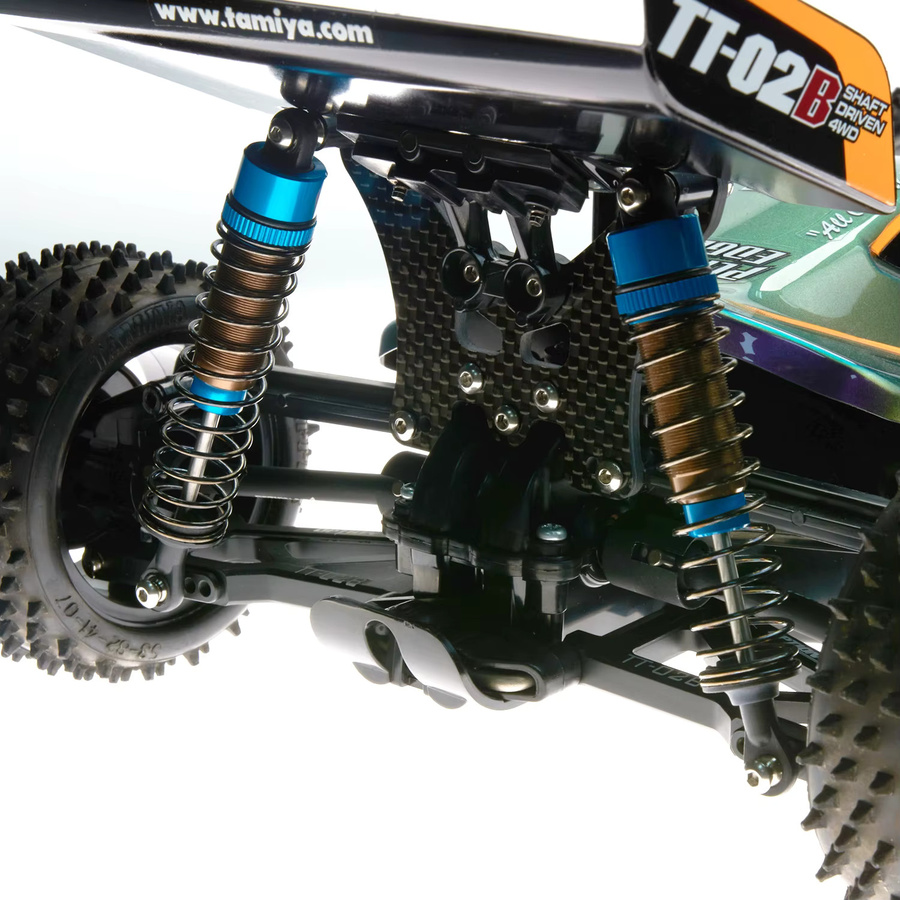 Tamiya Aluminium-Öl-Stoßdämpfer vorne/hinten, Metall, Rot, ab 14 Jahre - Bild 3