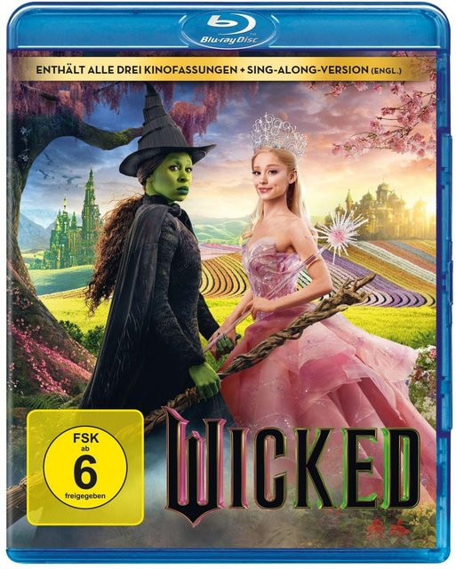Wicked Blu-ray Film Fantasy Abenteuer mit Cynthia Erivo und Ariana Grande in Deutsch und Englisch - Bild 1