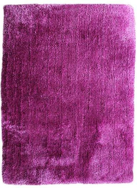 The Deco Factory Langflor Teppich mit wolligem Griff in Violett, B: 160 cm, L: 230 cm - Bild 1