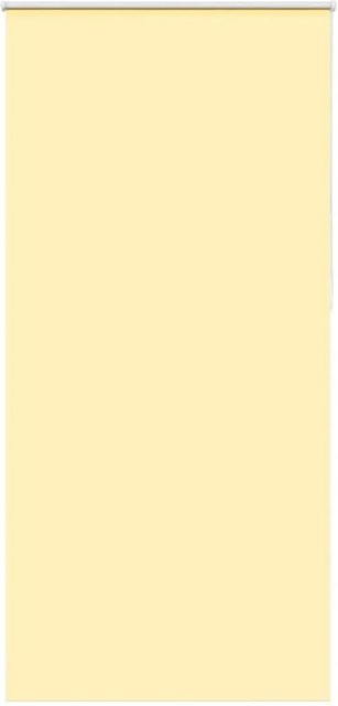 vidaXL Verdunkelungsrollo Gelb aus Polyester mit Thermofunktion B: 115 cm, H: 210 cm - Bild 1