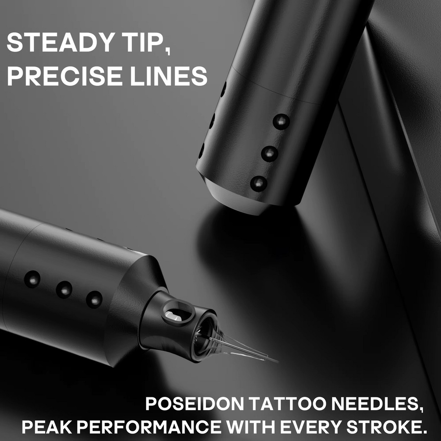 POSEIDON Tattoo Pen Kit für Permanent Make-up, Schwarz - Bild 4