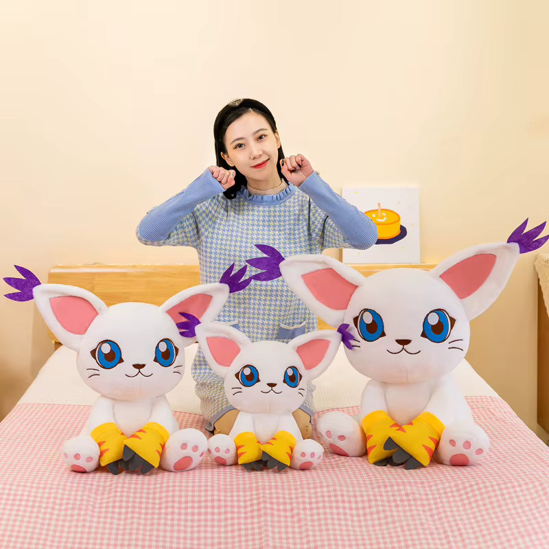 Bandai Digimon Tailmon Gatomon Plüschtier, Stoffpuppe - Bild 2