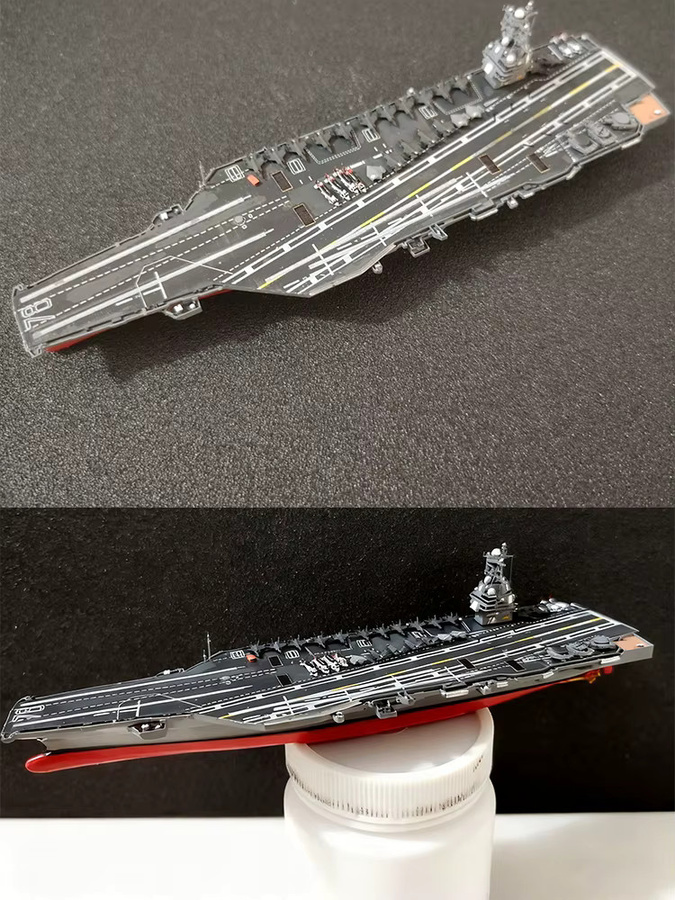 AT 99 MODEL Flugzeugträgermodell der Ford-Klasse, statisches Modellschiff, 1/2000 - Bild 6