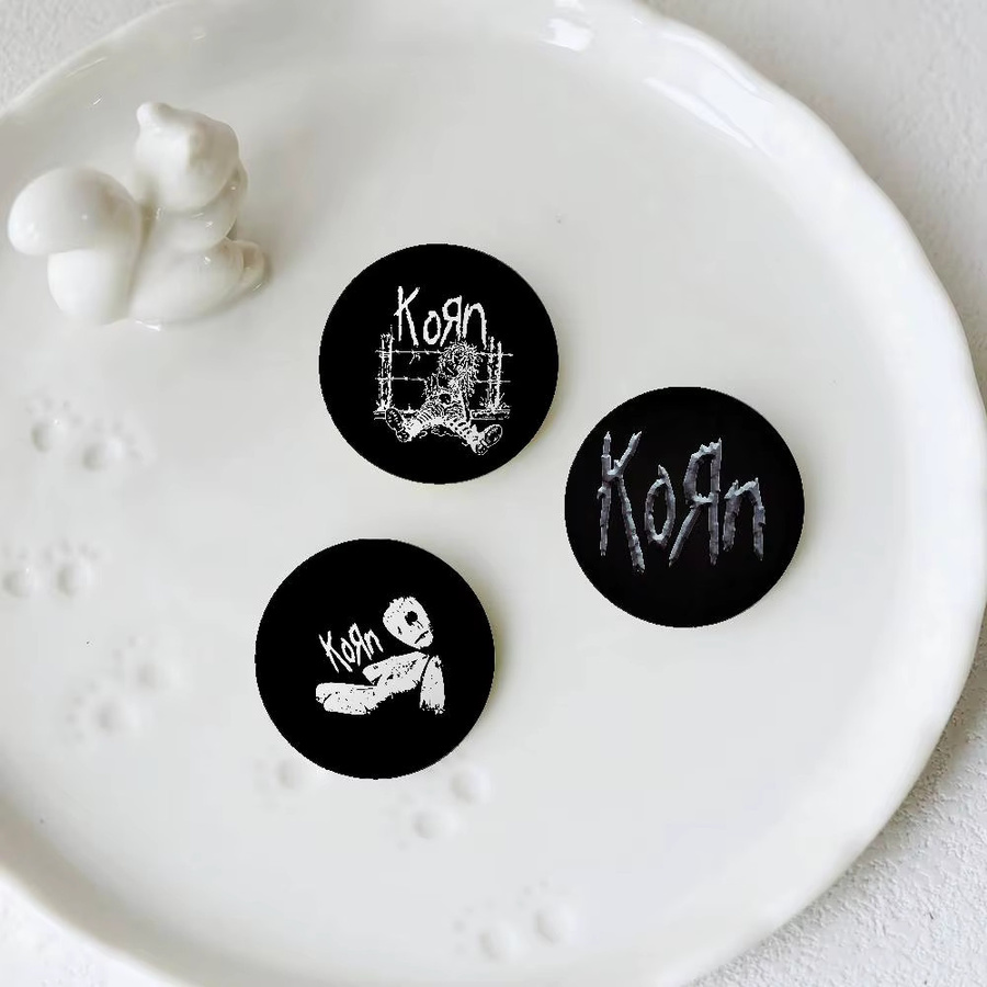 K-Korn Brosche, Rock Band Musik, Unisex - Bild 2