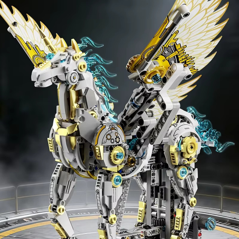 FUNXINEE Einhorn-Pegasus, Baukasten, mit Licht, ab 8 Jahren - Bild 2