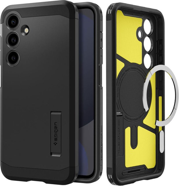 Spigen Tough Armor MagSafe Schutzhülle für Samsung Galaxy S24 FE in Schwarz - Bild 1
