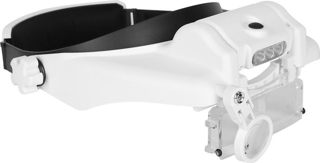 Koogeelife Kopf Lupe mit LED-Beleuchtung, White - Bild 1
