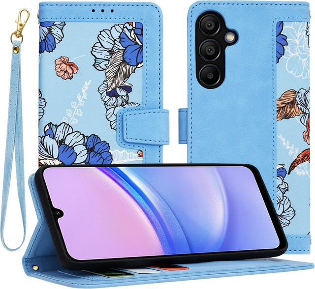 Techsuit FlipCraft Schutzhülle für Samsung Galaxy A15 5G (A156) und Samsung Galaxy A15 (A155) in Blau - Bild 1