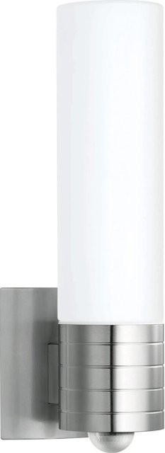 Steinel LED-Außenleuchte L 260 S mit Bewegungsmelder und Dämmerungssensor in Edelstahl und Opalglas, 9,87W, 703lm, 3000K Warmweiß - Bild 1